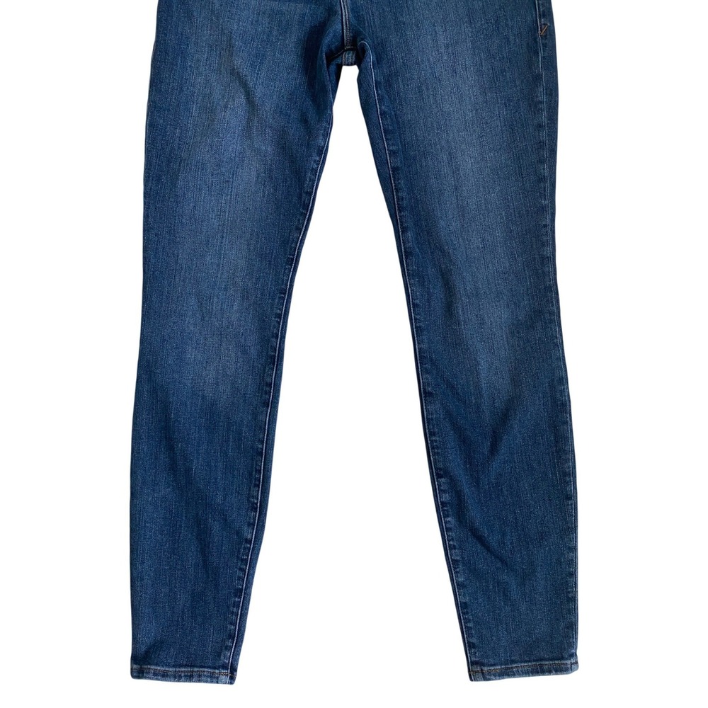 Good American Good Legs High Rise Skinny Jeans Blue GLRH899VT 8/29 Distressed - Picture 3 of 9